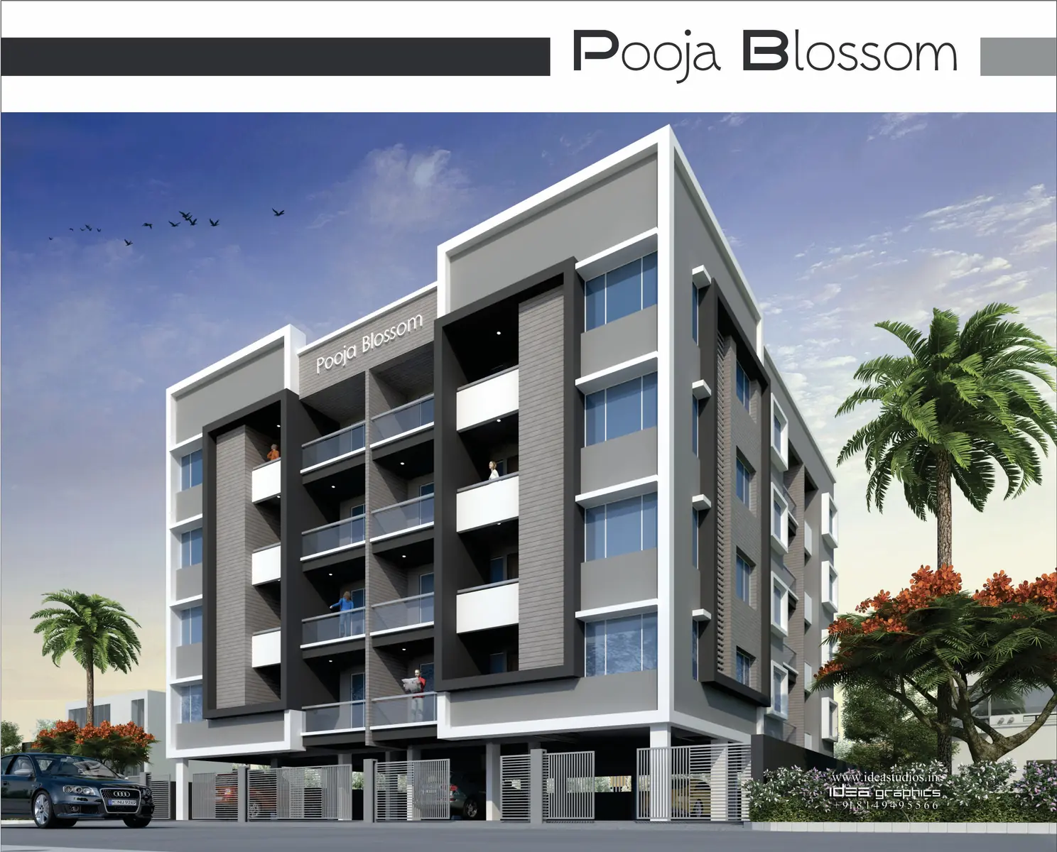 Pooja Blossom residential project Kathe Galli Nashik